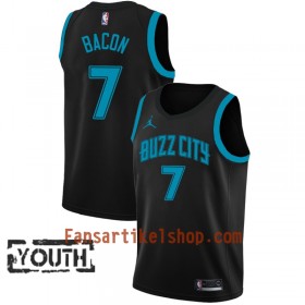 Charlotte Hornets Trikot Dwayne Bacon 7 2018-19 Jordan Brand City Edition Schwarz Swingman - Kinder